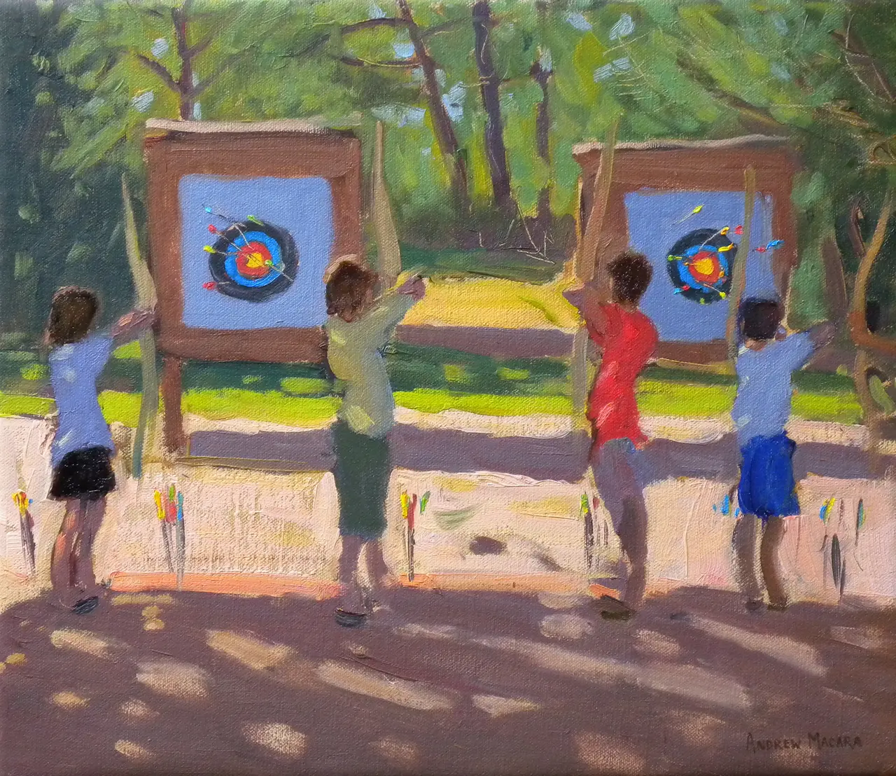 Andrew Macara - young archers, france